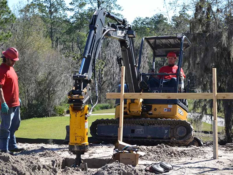 Pre-Construction Pier Installation in Devenport, FL